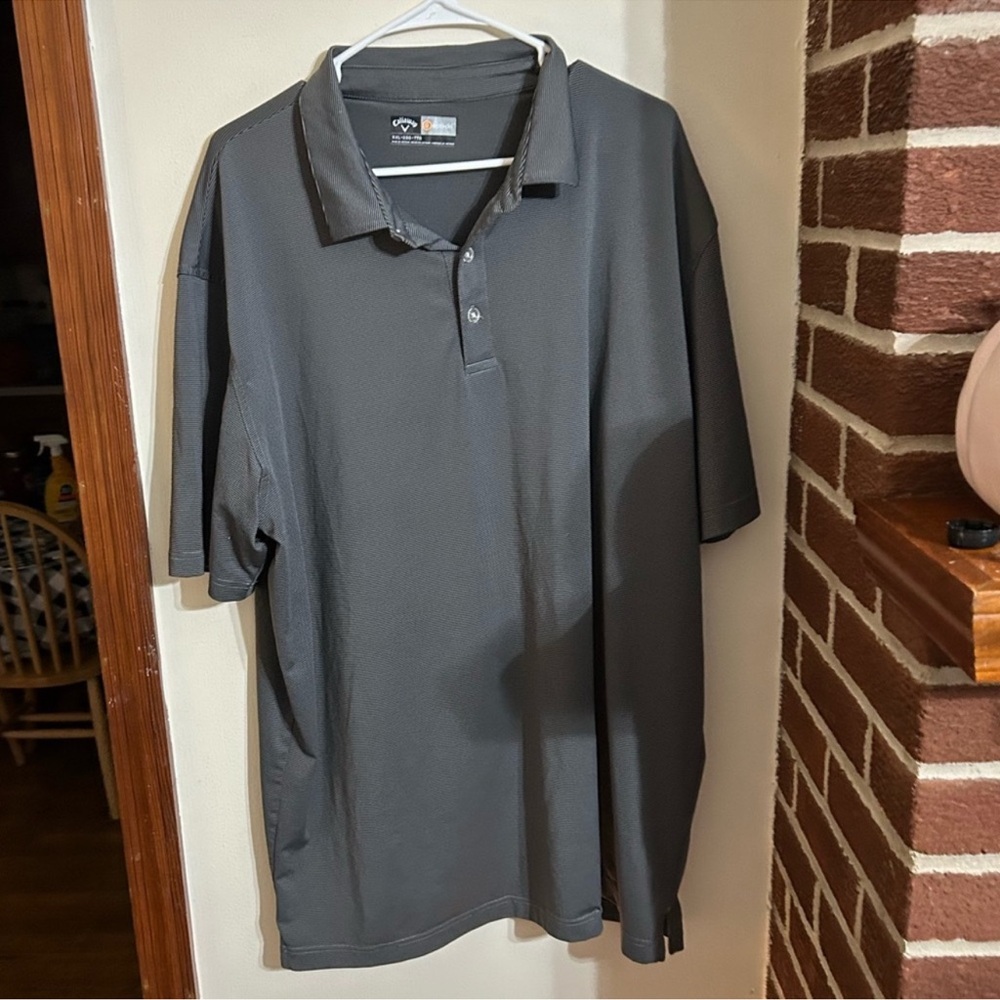 Callaway Opti-Dri Size XXL Striped Polo Shirt - Picture 1 of 3
